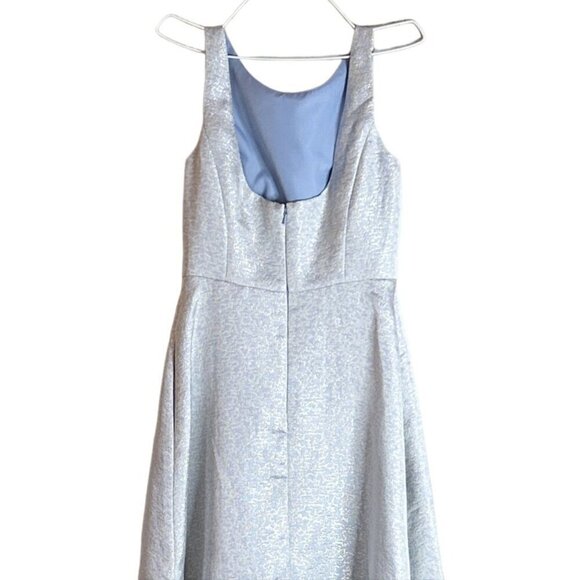 Dessy Collection Womens Park Avenue Brocade Cloudy Gold High Low Size 0 NWT - Picture 4 of 8